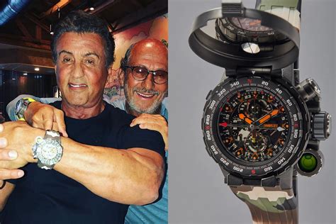 sylvester stallone richard mille skull|Sylvester Stallone panerai.